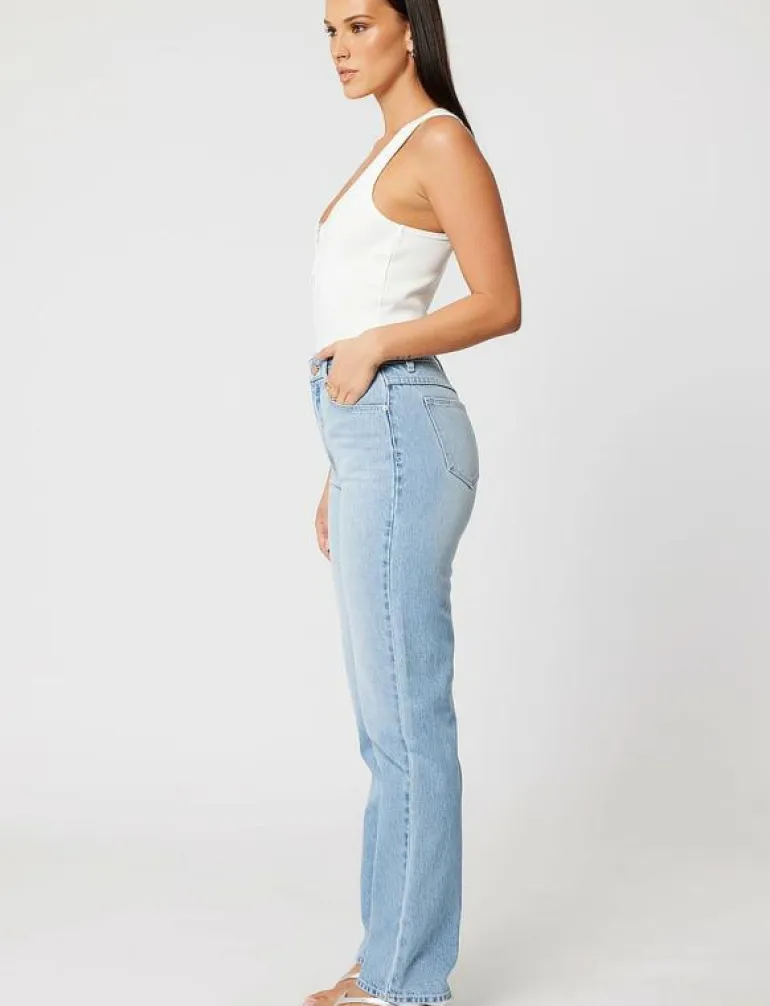 94 HIGH STRAIGHT GIA LIGHT VINTAGE BLUE - Straight jeans