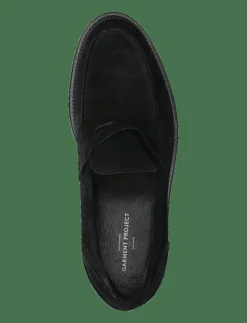 Aaron Penny Loafer - Black Suede - Loafers