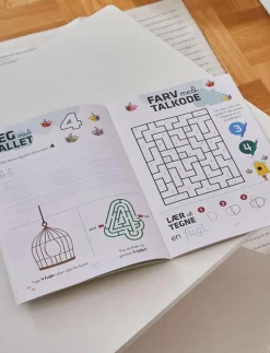 Aktivitetsbog Lær Tal med Wacky Wonders Bondegårdsdyr - 123 (DK) - Pedagogisk barnbok