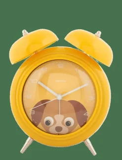 Alarm clock Peekaboo Dog yellow - Klocka