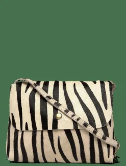 Animal print leather bag - Axelremsväska