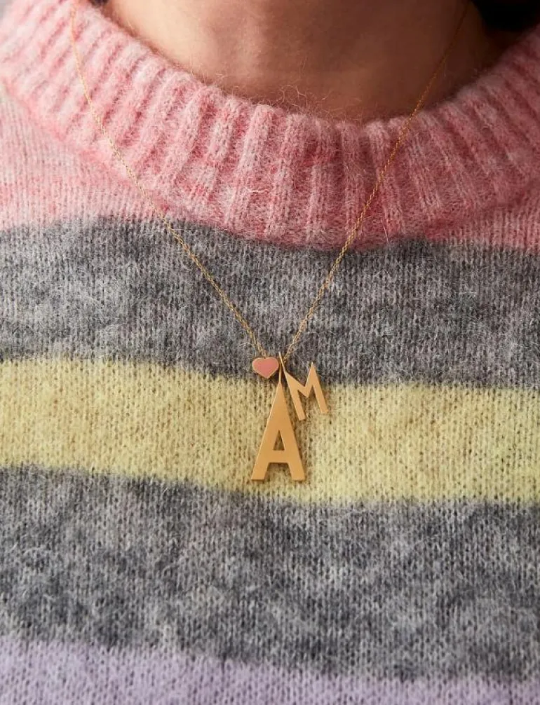 ARCHETYPES 30 MM, GOLD, A-Z - Hänge & Berlock