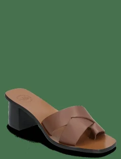 Arcole Cannella Vacchetta - Mules med klack