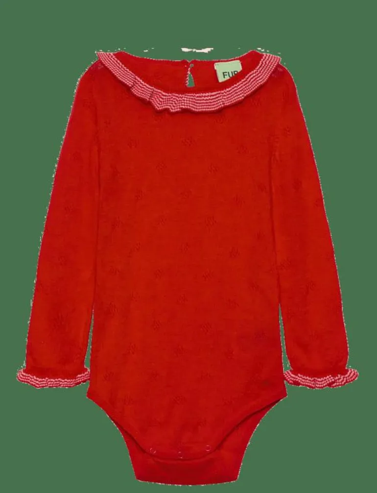 Baby Ruffle Body - Långärmad body