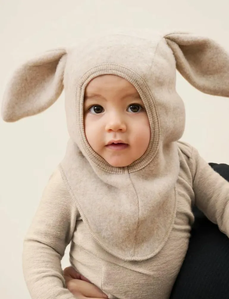 Balaclava Ears Wool Fleece - Balaclava