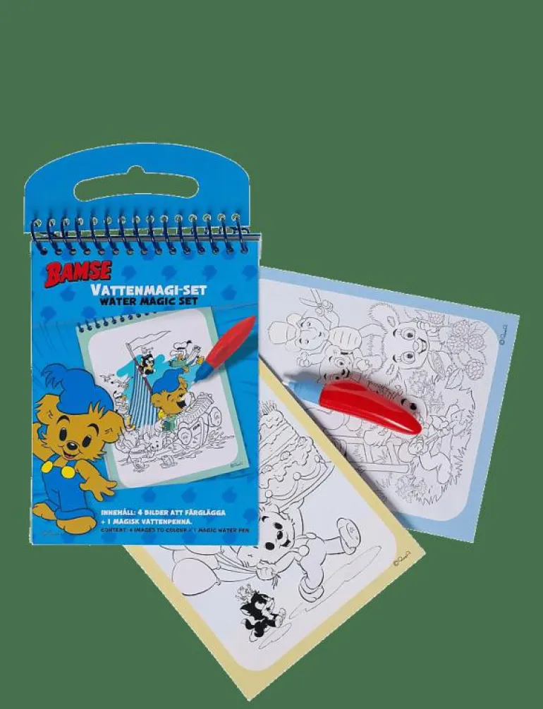BAMSE, Vattenset med magisk vattenpenna - Målar- & pysselböcker