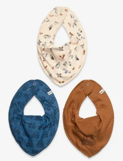 Bandana Bib Boy -AOP (3-pack) - Babyskötsel