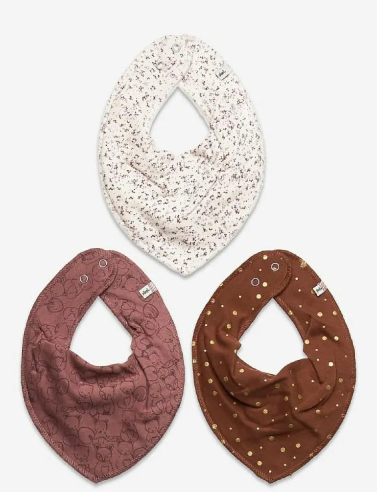 Bandana Bib Girl -AOP (3-pack) - Babyskötsel