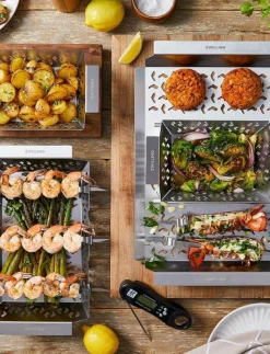 BBQ+ Spett set med 5 delar - Grilltillbehör