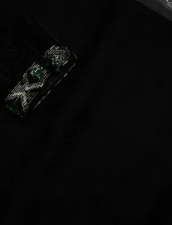 Beaded-Trim Velvet Cocktail Dress - Korta klänningar