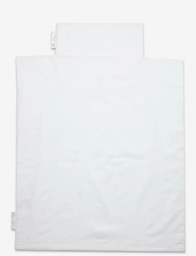 Bed set ECO, stroller/cot, white - Påslakanset