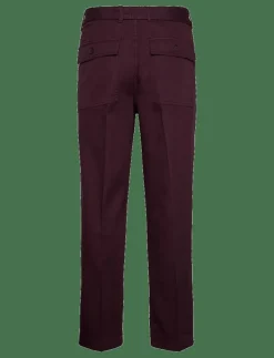 BELTED PLEAT CHINOS - Chinos