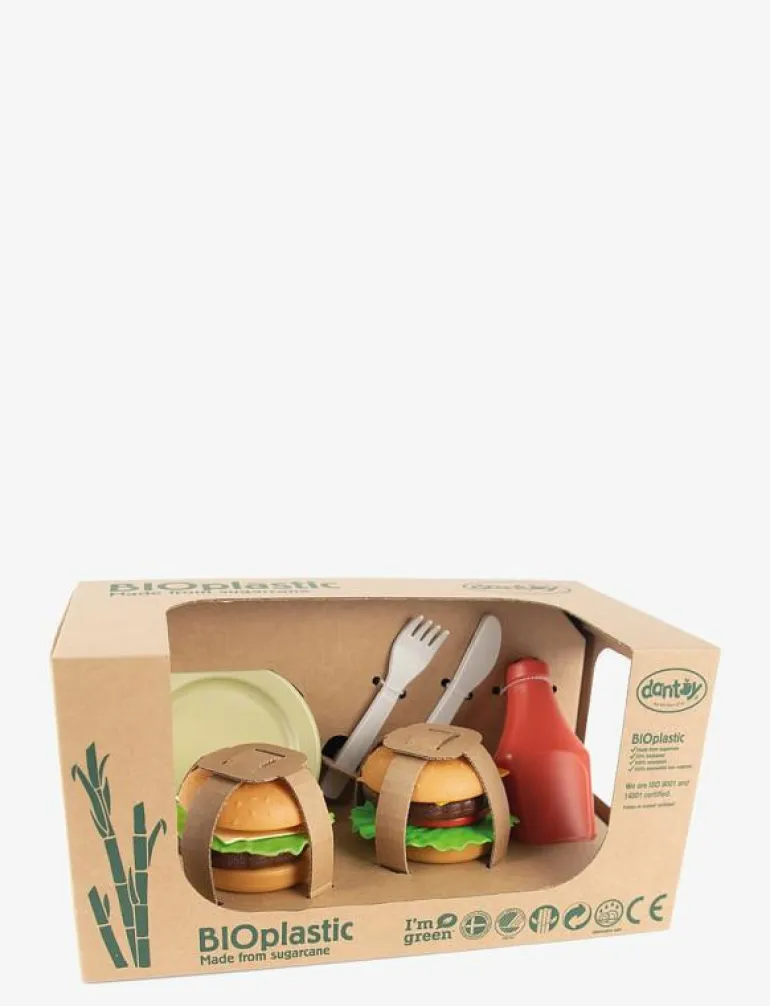 BIO BURGER SET - Leksaksmat & Leksakstårtor