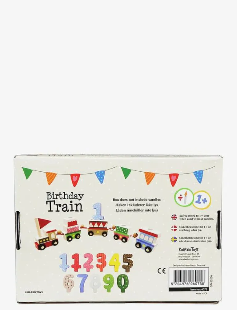 Birthday Train with Numbers - Dekorationsdetaljer