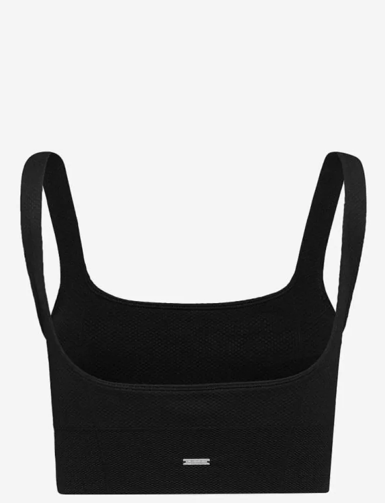 Black Luxe Seamless Bra - Sport BH:ar