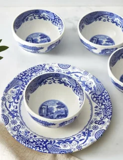 Blue Italian Dip Bowls - Set of 4 - Skålar & Fat
