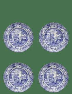 Blue Italian Lunch Plate 4-pack - Mattallrikar