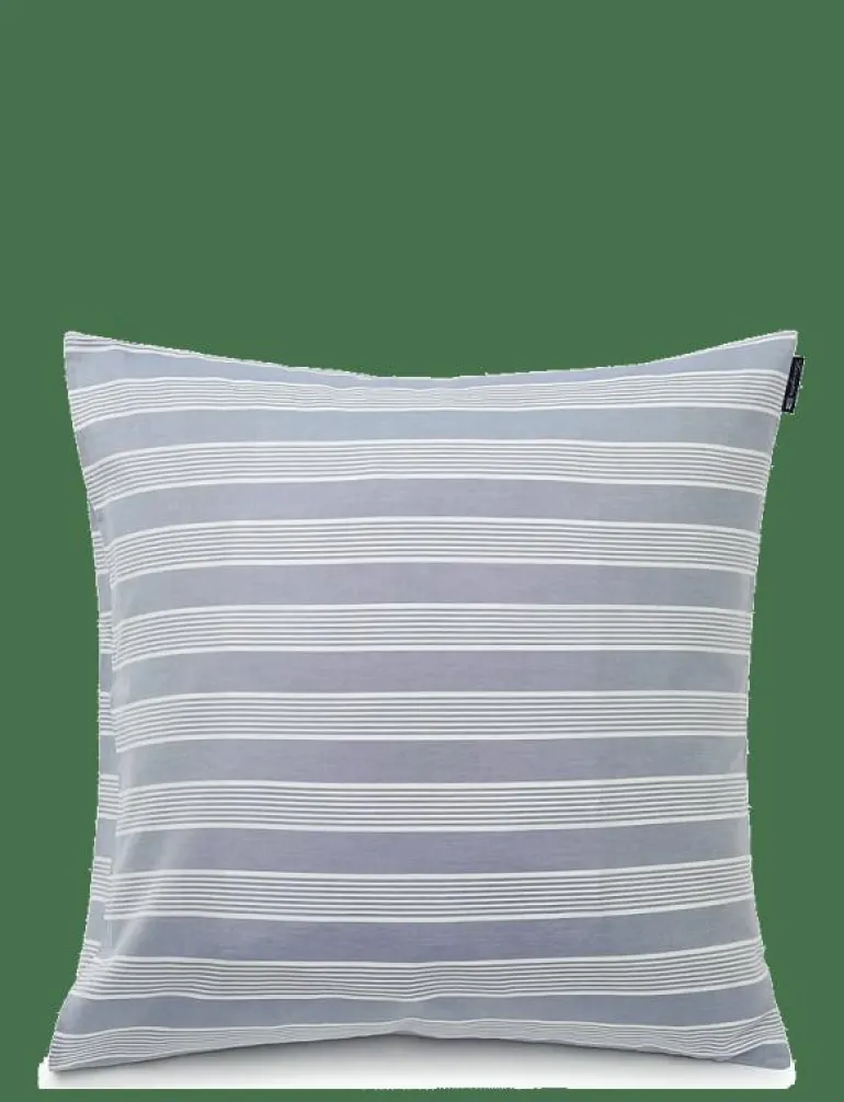 Blue/White Striped Lyocell/Cotton Pillowcase - Örngott