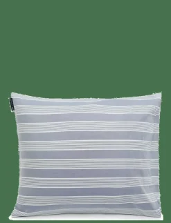Blue/White Striped Lyocell/Cotton Pillowcase - Örngott