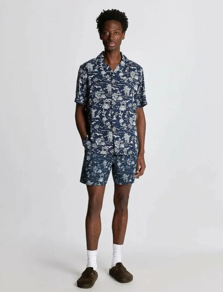 Botanical Garden Print Swimshort - Badbyxor