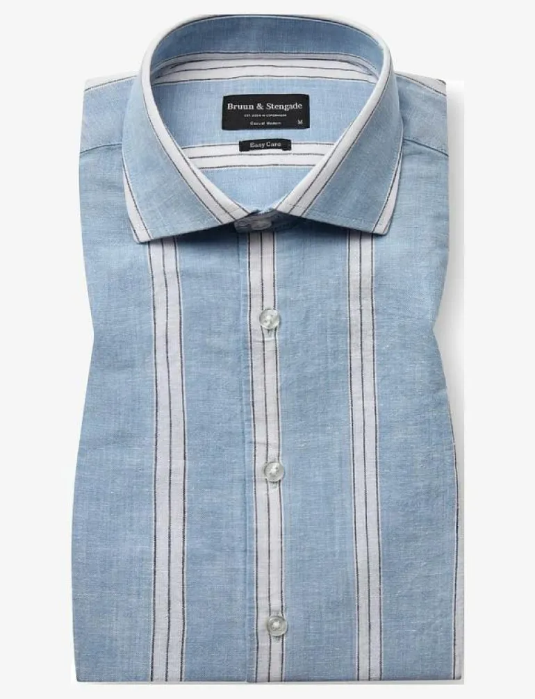 BS Correa Casual Modern Fit Shirt - Linneskjortor