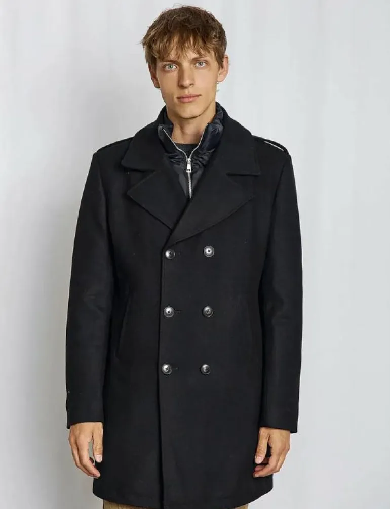 BS Nelson Slim Fit Coat - Ullkappor