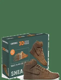Cartonic 3D Pussel SNEAKER - Träfigurer