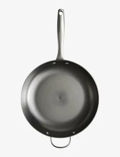 Cast Iron Nitriding frying pan with helping handle - Stekpannor