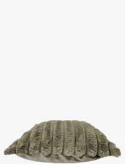 C/c 50x50 Fake Fur Stripe Grey - Kuddar