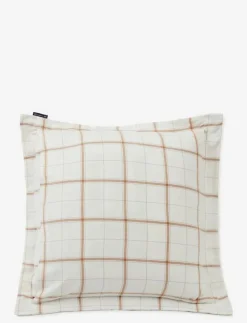 Checked Cotton/Cashmere Flannel Pillowcase - Örngott