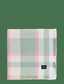 Checked Linen/Cotton Tablecloth - Dukar & löpare