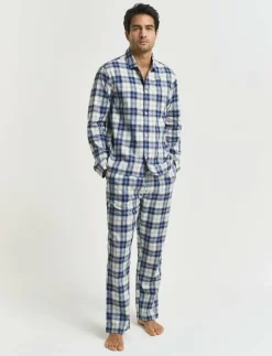 CHECKED PJ SET SHIRT AND PANTS - Pyjamas