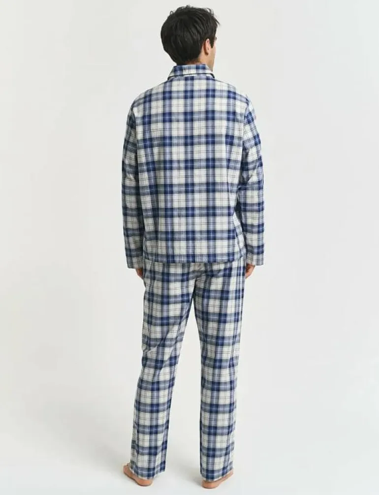 CHECKED PJ SET SHIRT AND PANTS - Pyjamas