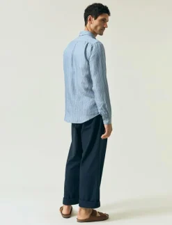 Classic Hemp Striped Shirt - Randiga skjortor