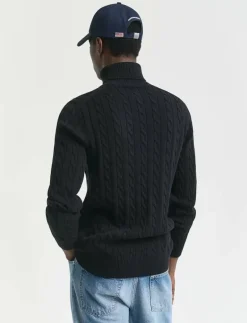 COTTON CABLE TURTLE NECK - Polokrage
