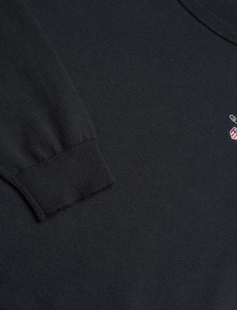 COTTON C-NECK - Stickat