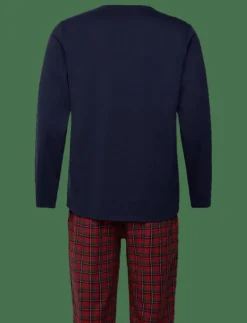 Cotton Jersey & Plaid Flannel Sleep Set - Pyjamas