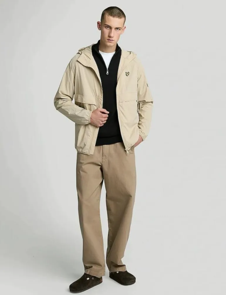 Cotton Merino Quarter Zip Jumper - Stickat