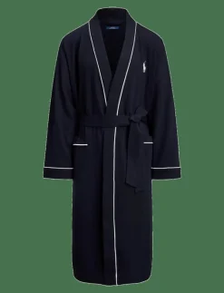 Cotton-Blend Jersey Robe - Morgonrock