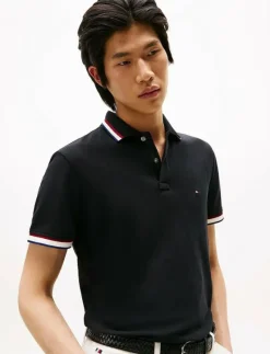 CUFF INTEREST SLIM FIT POLO - Kortärmade pikéer