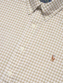 Custom Fit Gingham Oxford Shirt - Oxford-skjortor