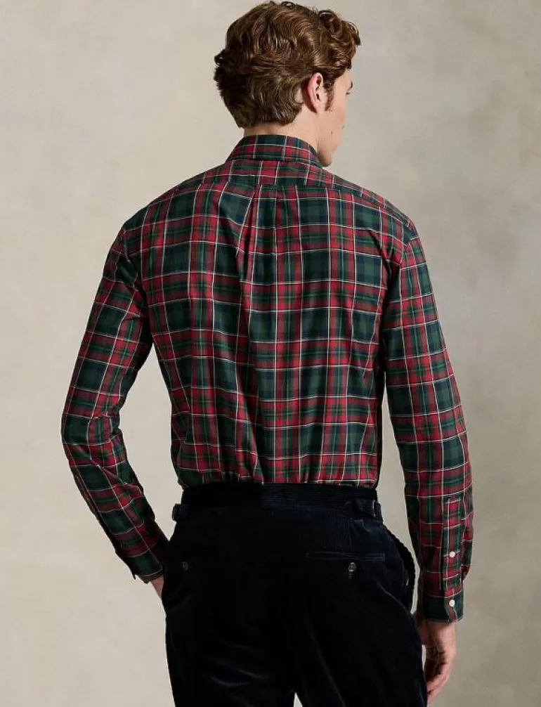 Custom Fit Plaid Twill Shirt - Rutiga skjortor