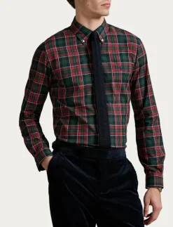 Custom Fit Plaid Twill Shirt - Rutiga skjortor