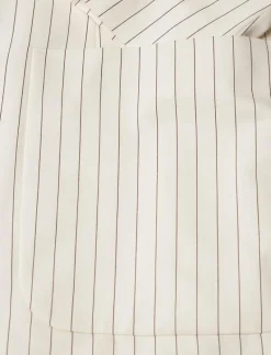 D2. PINSTRIPE BELTED BLAZER - Kavajer med skärp
