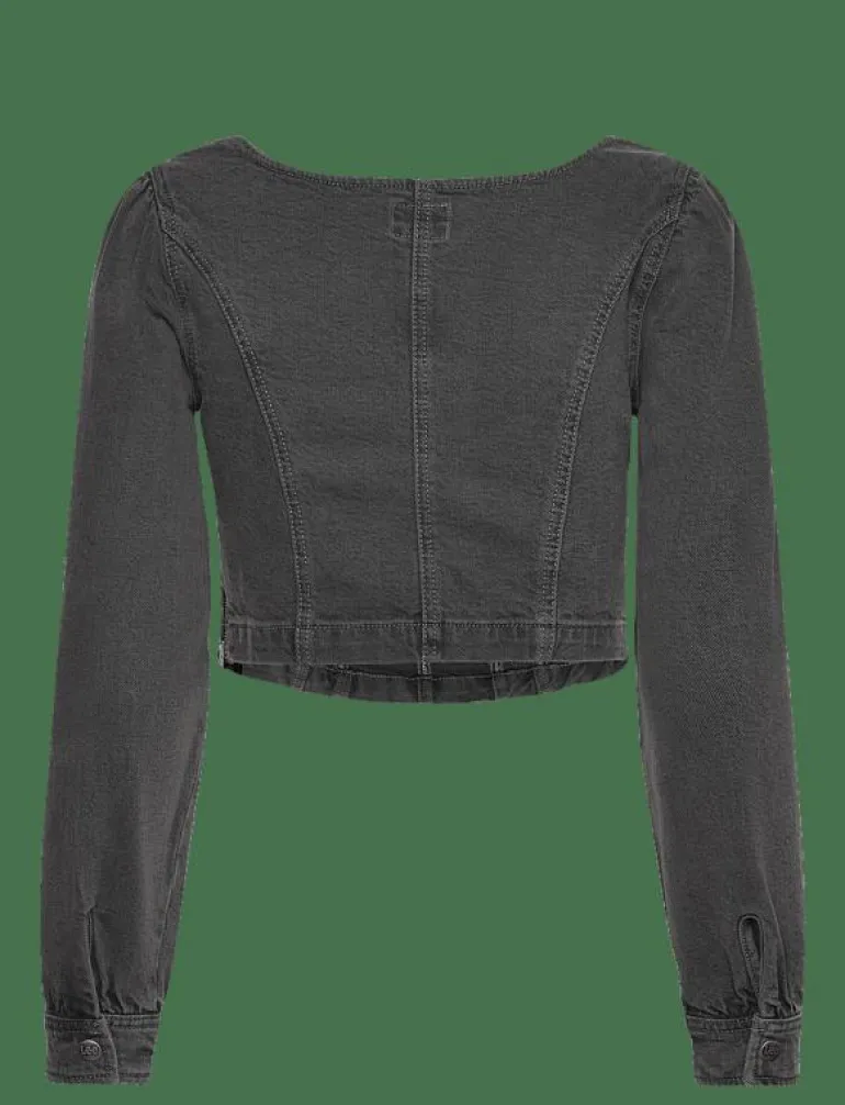 DENIM CORSET - Långärmade blusar