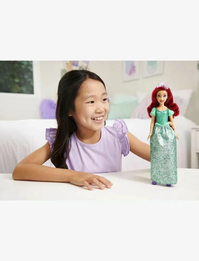 Disney Princess Ariel Doll with Sparkling Fashion & Accessories, Inspired by The Little Mermaid - Dockor