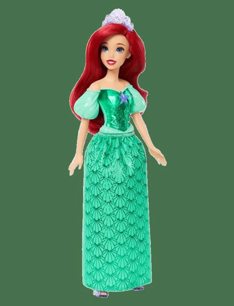 Disney Princess Ariel Doll with Sparkling Fashion & Accessories, Inspired by The Little Mermaid - Dockor