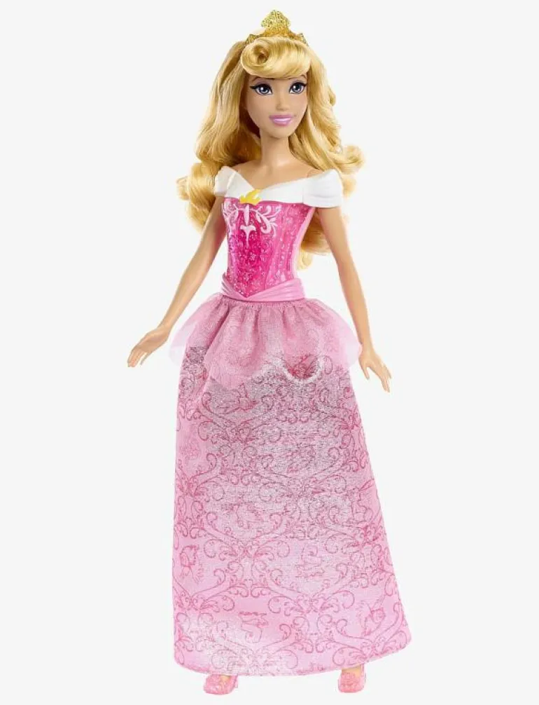 Disney Princess Aurora Doll with Sparkling Fashion & Accessories, Inspired by Sleeping Beauty - Dockor