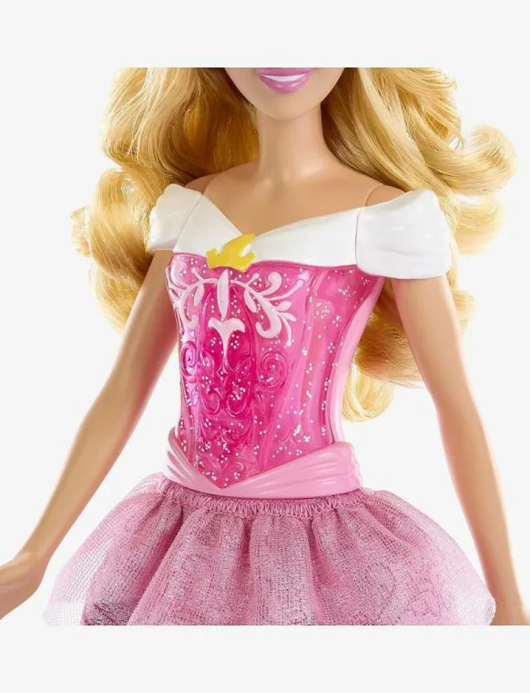 Disney Princess Aurora Doll with Sparkling Fashion & Accessories, Inspired by Sleeping Beauty - Dockor