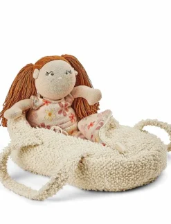 Doll carrier, off. white bouclé - Docktillbehör